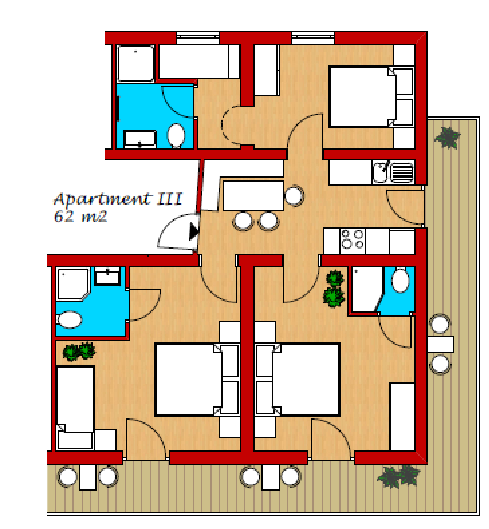Apartment 3 layout